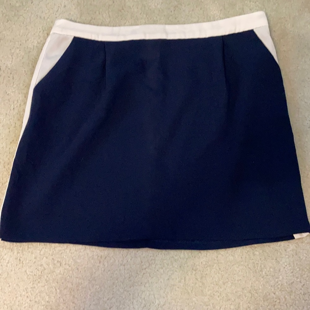 Lumiere navy and white skirt